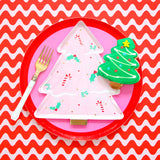 Red and pink wave Wrapping Paper