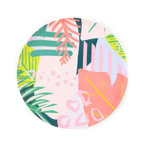 Tropical Paper Plate