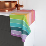 Rainbow Stripe Hand Towel