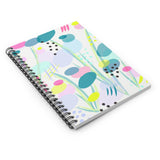 Abstract Pond Flower Notebook - Ruled Line