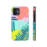 80's Tropical Palm Leaf Phone Case