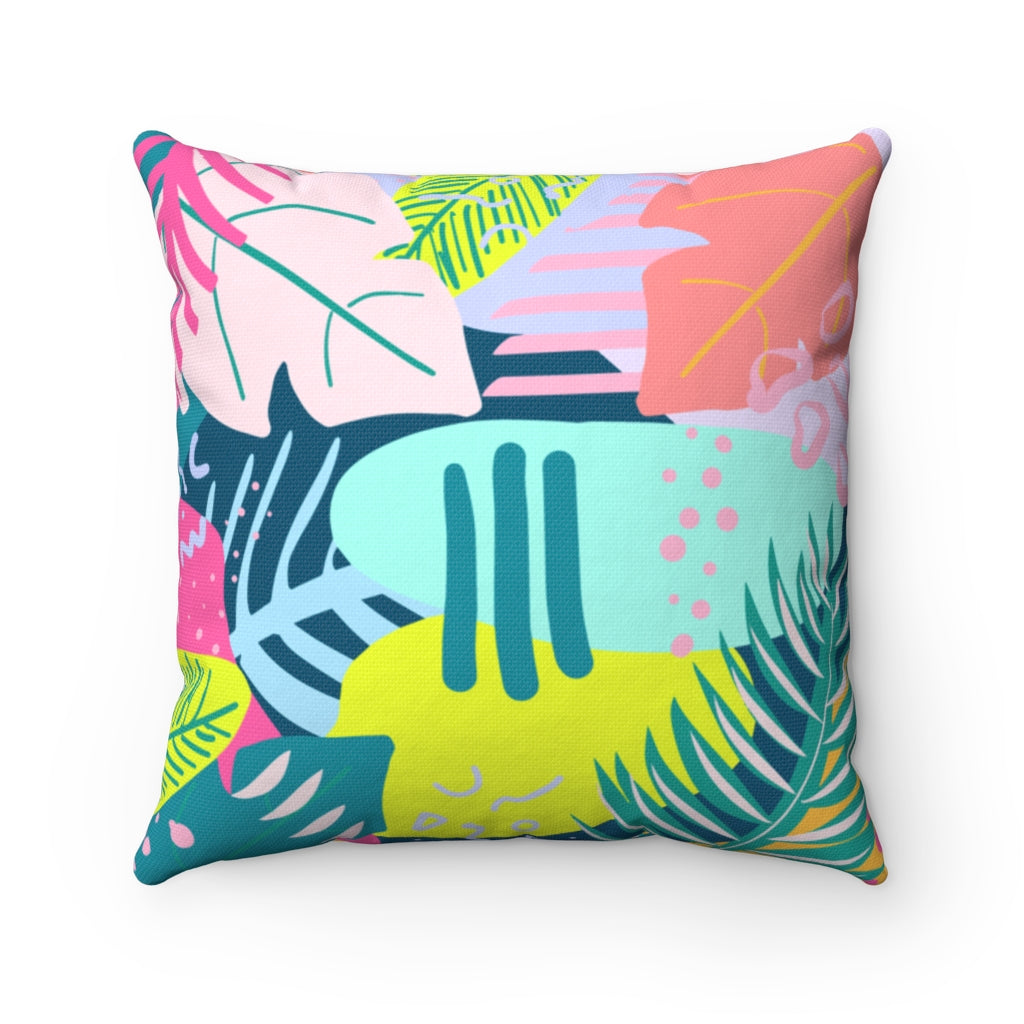 Tropical throw outlet pillows