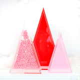 Clear Acrylic Tree Christmas Decorations with Fillable Back