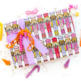 Rainbow Christmas Themed Gift Topper Kit