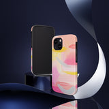 Pink and Yellow Abstract Phone Case