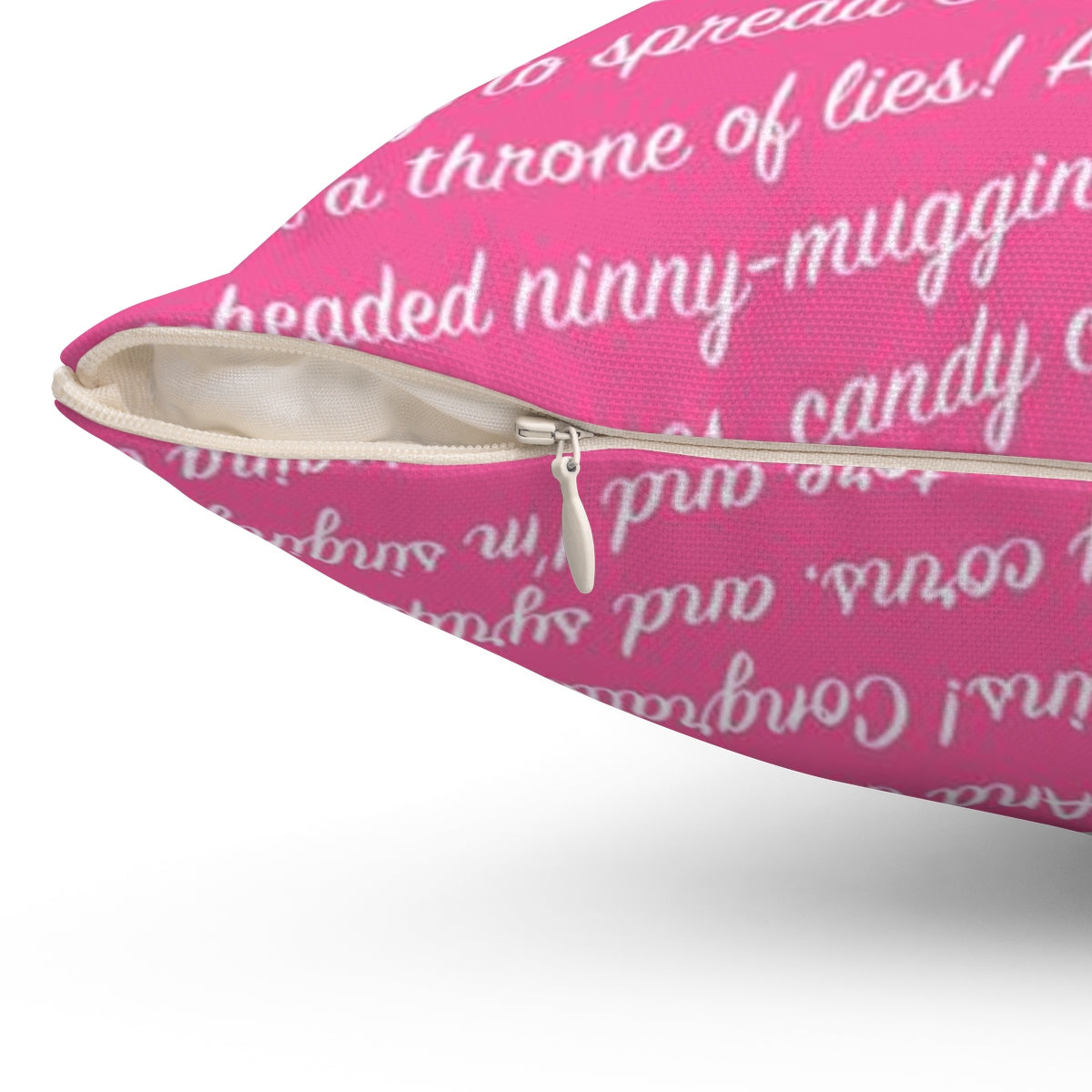 Elf Quote Holiday Throw Pillow Kailo Chic