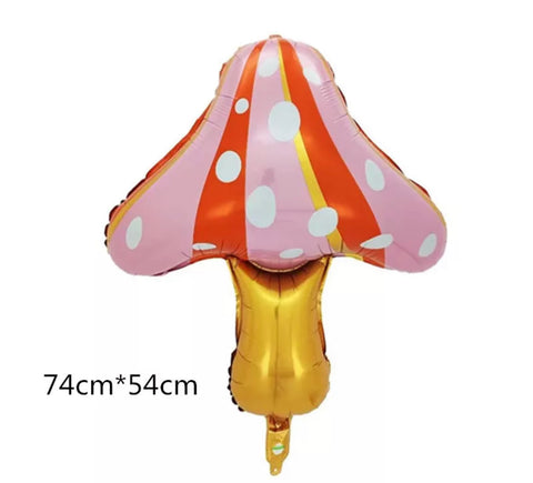 Mushroom mylar balloon