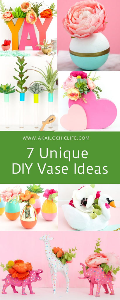 7 Unique DIY Vase Ideas