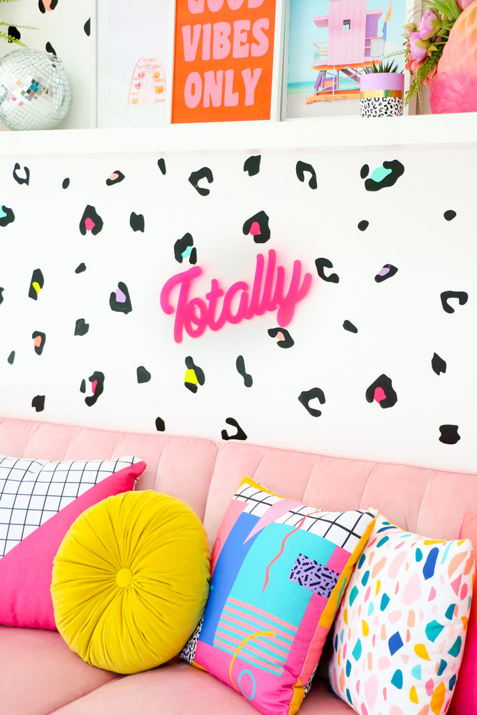 DIY Faux Neon Sign