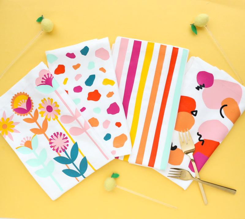 DIY Patterned Cloth Napkins