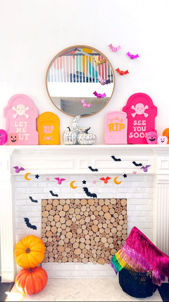 DIY Disco Bats for Halloween