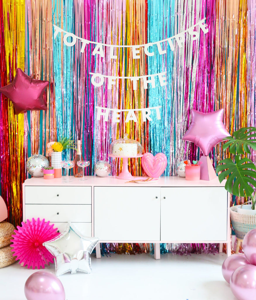 How to Make and Easy Fringe Backdrop