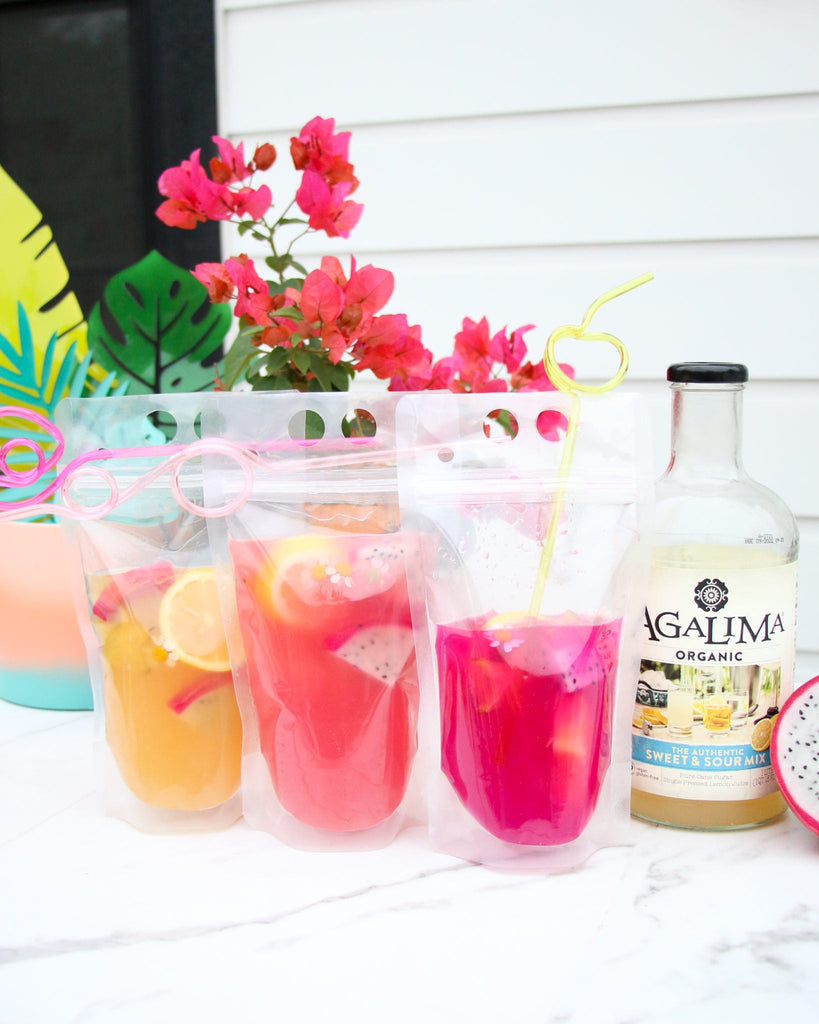 Pineapple Dragon Fruit Vodka Sour Cocktail Pouches