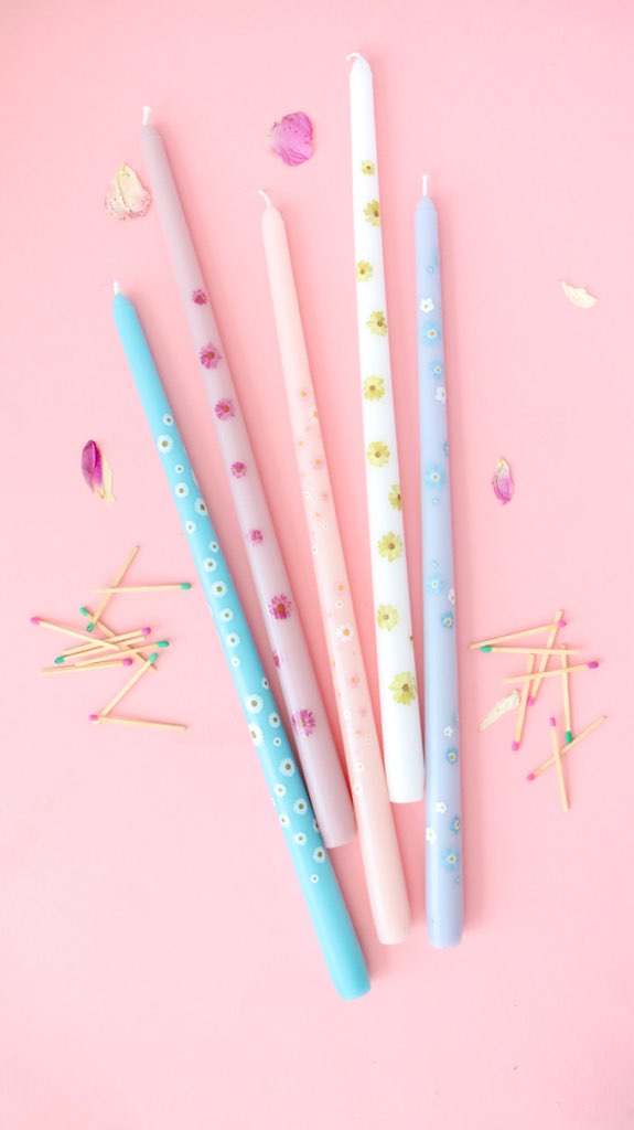 DIY Tattoo Candles for Spring