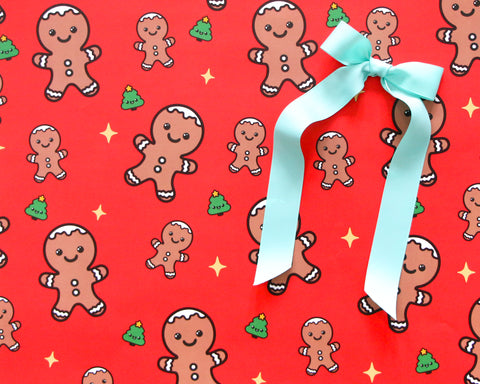 Gingerbread men Wrapping Paper