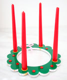 Acrylic Advent Wreath candle holder