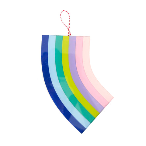 Blue arch Large acrylic ornament