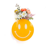 Smiley face hanging propagation planter