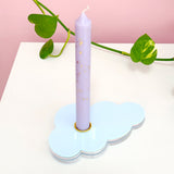 Cloud acrylic candle holder