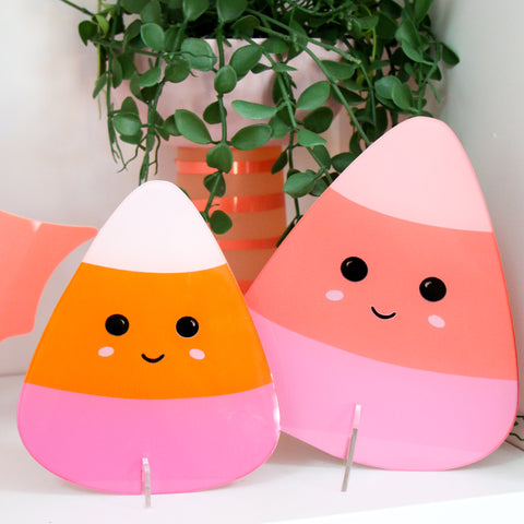 Pink candy corn