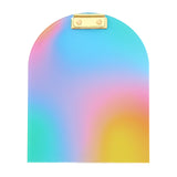 Abstract Ombre patterned acrylic clipboard