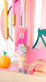 Rainbow swirl ice cream photo holder