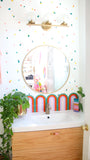 Rainbow Arch Acrylic Wall Tile - 70’s style