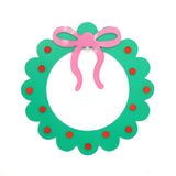 Acrylic hanging wreath