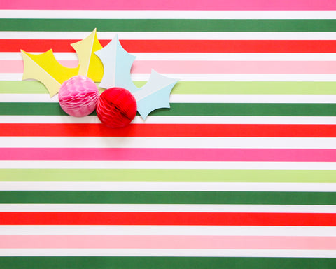 Christmas stripe Wrapping Paper