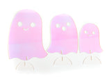 Iridescent Acrylic Ghost Decorations