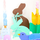 Chocolate Acrylic Bunnies -  Set of 2