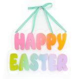 Happy Easter hanging acrylic sign