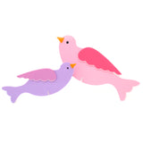 Acrylic Pink and Purple birds