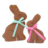 Chocolate Acrylic Bunnies -  Set of 2