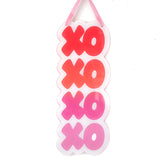 Xo xo xo gradient acrylic wall art sign