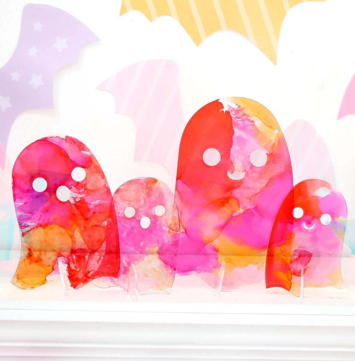 Clear Acrylic Ghost Decorations – Kailo Chic