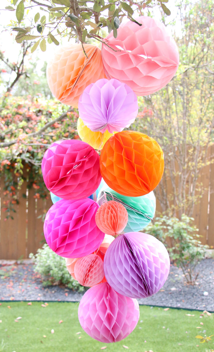 Rainbow Honeycomb Garland Kit – Kailo Chic