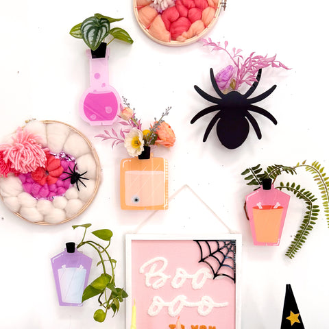Halloween propagation planters