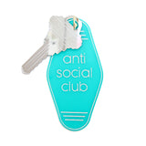 Giant key and keychain acrylic wall hook - anti social club