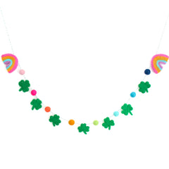 Felt clover garland