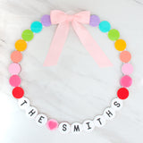 Custom Acrylic Friendship Bracelet Wreath - Base