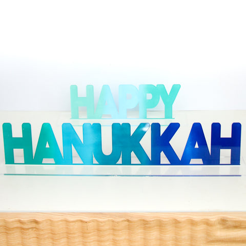 Happy Hanukkah Acrylic Sign