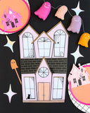 Pink Haunted House Dessert Charcuterie Tray