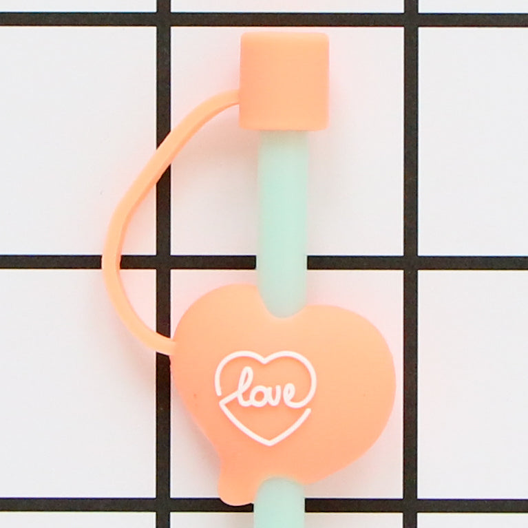 Heart Straw Topper Silicone Mold, Personalized Straw Topper Making, MiniatureSweet, Kawaii Resin Crafts, Decoden Cabochons Supplies