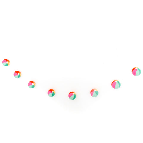 Felt Beach Ball Garland for Summer