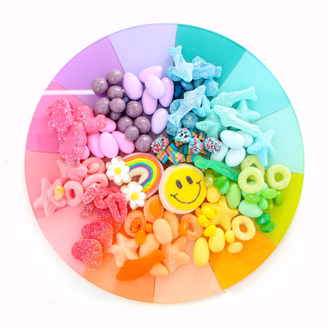 Color Wheel Charcuterie or Dessert Board