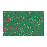 Green Confetti Christmas Tea Towel