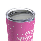 Making Spirits Bright Pink Christmas Stainless Steel 20oz Tumbler