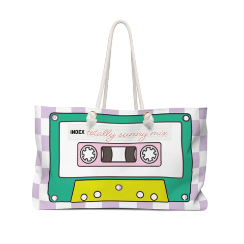 Totally sunny cassette tape  Summer Tote Bag