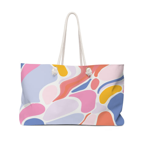 Color Swirl Summer Tote Bag